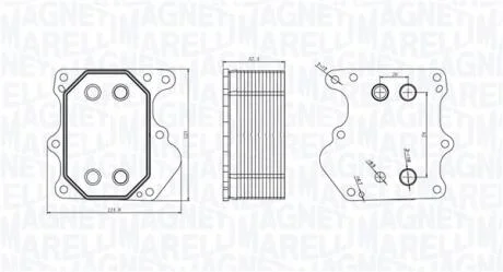 Масляний радіатор MAGNETI MARELLI 350300000500