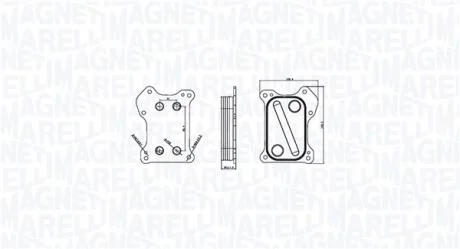Масляний радіатор MAGNETI MARELLI 350300000800