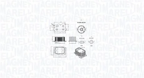Масляний радіатор MAGNETI MARELLI 350300000900