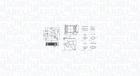 Масляний радіатор MAGNETI MARELLI 350300001300