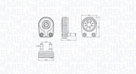 Охолоджувач мастила MAGNETI MARELLI 350300001400