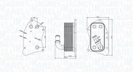 Охолоджувач мастила MAGNETI MARELLI 350300002300