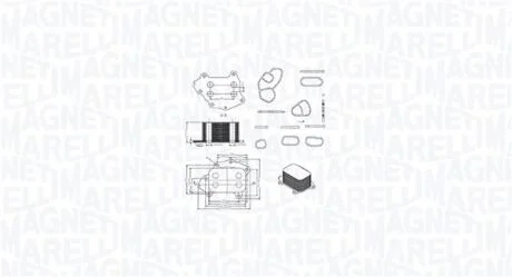 Охолоджувач мастила MAGNETI MARELLI 350300002400
