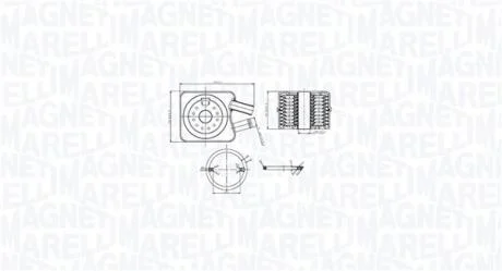 Масляний радіатор MAGNETI MARELLI 350300003200