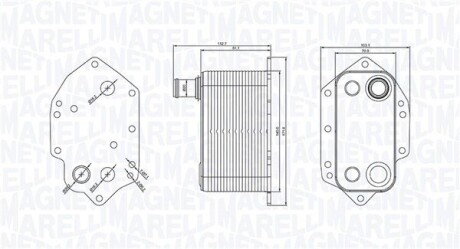 Охолоджувач мастила MAGNETI MARELLI 350300004000