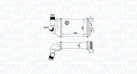 OPEL Інтеркулер Astra H, Zafira B 1.3/1.9CDTI MAGNETI MARELLI 351319205080