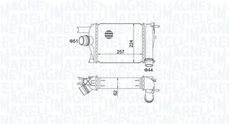 RENAULT Інтеркулер Captur, Clio IV, Dacia Dokker, Duster, Lodgy, Logan II, Sandero II 0.9/1.5dCi MAGNETI MARELLI 351319205170