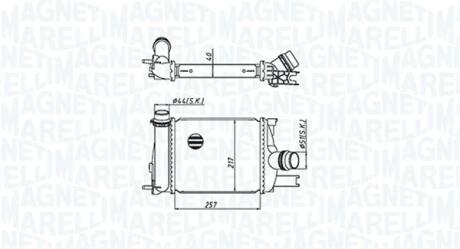 RENAULT Інтеркулер Captur, Clio IV, Dacia Dokker, Logan II, Sandero II 0.9/1.3TCe MAGNETI MARELLI 351319205390