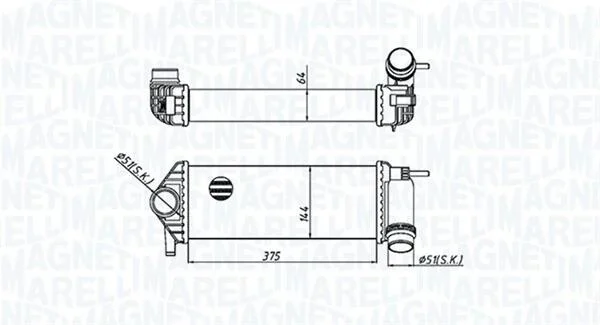Інтеркулер MAGNETI MARELLI 351319205510 (фото 1)