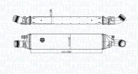 AUDI Інтеркулер Q3 2.0 11- MAGNETI MARELLI 351319205600