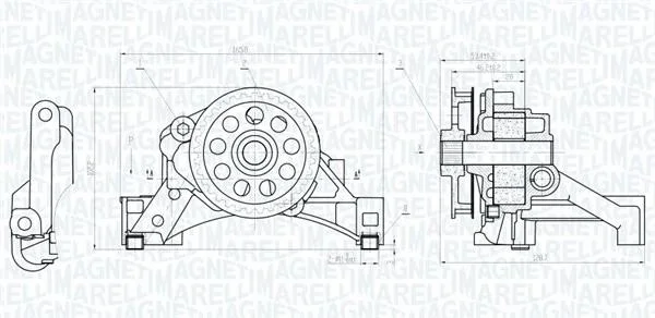 Масляний насос MAGNETI MARELLI 351516000010 (фото 1)