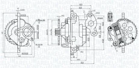 Масляний насос MAGNETI MARELLI 351516000011
