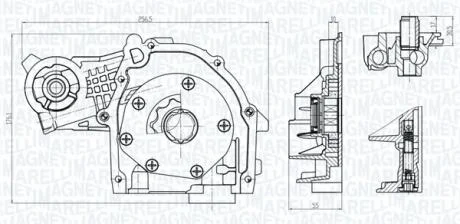 FIAT помпа мастила 500 1.2 LPG 10-, ALBEA 1.4 07-09, DOBLO 1.4 05-, FORD KA (RU8) 1.2 08-16, OPEL COMBO Tour 1.4 12-, LANCIA, JEEP, ALFA ROMEO, ABARTH MAGNETI MARELLI 351516000063