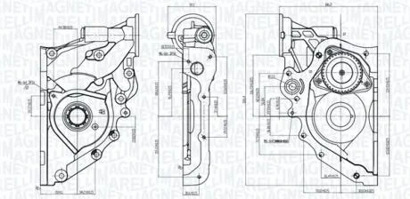 Масляний насос MAGNETI MARELLI 351516000080
