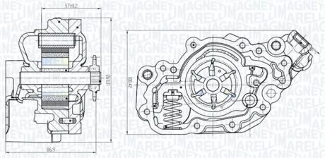 Помпа оливи CITROEN JUMPER 2.0BlueHDI 15- MAGNETI MARELLI 351516000082