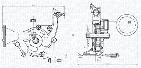 Помпа оливи CITROEN 1.2 VTi MAGNETI MARELLI 351516000087