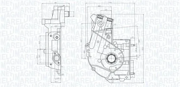 FIAT Оливний насос BRAVA 98-, PANDA 03-, PUNTO 01-, TOYOTA MAGNETI MARELLI 351516000098 (фото 1)