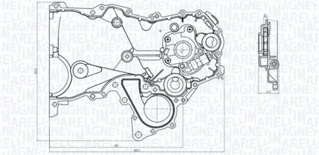 TOYOTA Оливний насос YARIS 99- MAGNETI MARELLI 351516000104