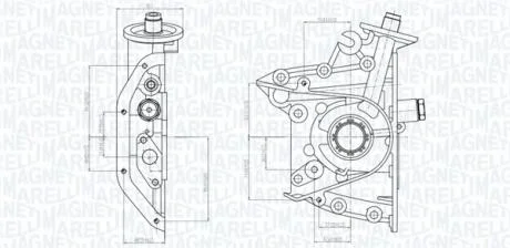HYUNDAI Оливний насос ACCENT I 94-, ACCENT II 00- MAGNETI MARELLI 351516000113