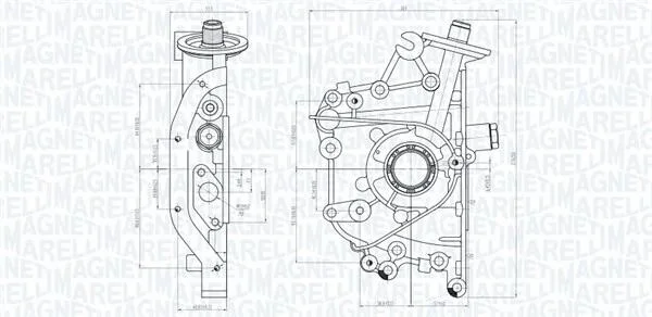 HYUNDAI Оливний насос ACCENT II 00-, ACCENT III 05-, ELANTRA III 00-, GETZ 05-, KIA MAGNETI MARELLI 351516000114 (фото 1)