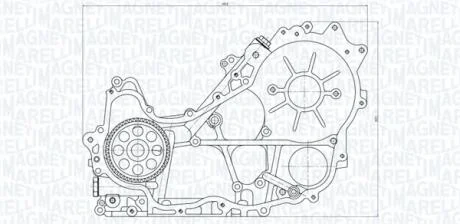 TOYOTA Оливний насос HILUX VII 2.5 D 4WD 05-15, DYNA 2.5 01- MAGNETI MARELLI 351516000118