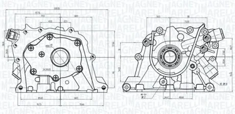 FORD Оливний насос Focus, Fiesta, MAZDA MAGNETI MARELLI 351516000127