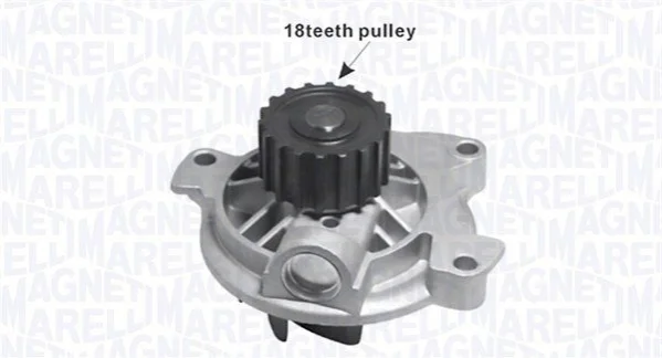 Водяной насос (Выр-во Magneti Marelli кор.код. WPQ1172) MAGNETI MARELLI 352316171172 (фото 1)