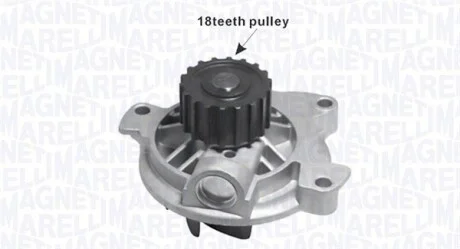 Водяной насос (Выр-во Magneti Marelli кор.код. WPQ1172) MAGNETI MARELLI 352316171172