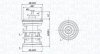 AUDI термостат A1 1.0 16-18, A3 1.4 14-16, Q3 1.4 16-18, VW CADDY IV 1.4 15-, SKODA FABIA III 1.0 TSI 14-, OCTAVIA III Combi 1.0 16- MAGNETI MARELLI 352317005090 (фото 1)