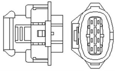 OPEL лямбда-зонд Astra G/H, Vectra B/C, Omega B, Corsa C, Zafira MAGNETI MARELLI 466016355032