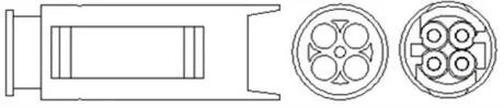BMW лямбда-зонд (4 конт.) E46/39 2.0/3.0 98- MAGNETI MARELLI 466016355079
