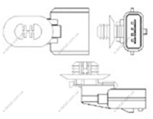 RENAULT Кисневий датчик (лямбда-зонд) CLIO III, KANGOO / GRAND KANGOO II MAGNETI MARELLI 466016355114 (фото 1)