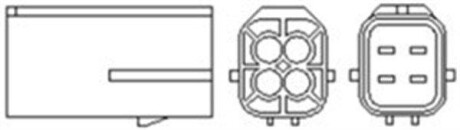 HYUNDAI Кисневий датчик (лямбда-зонд) ELANTRA IV 2.0 CVVT 06- MAGNETI MARELLI 466016355132