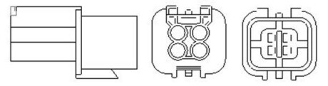 CHEVROLET Лямбда-зонд Lacetti, Nubira 1.8 MAGNETI MARELLI 466016355159 (фото 1)