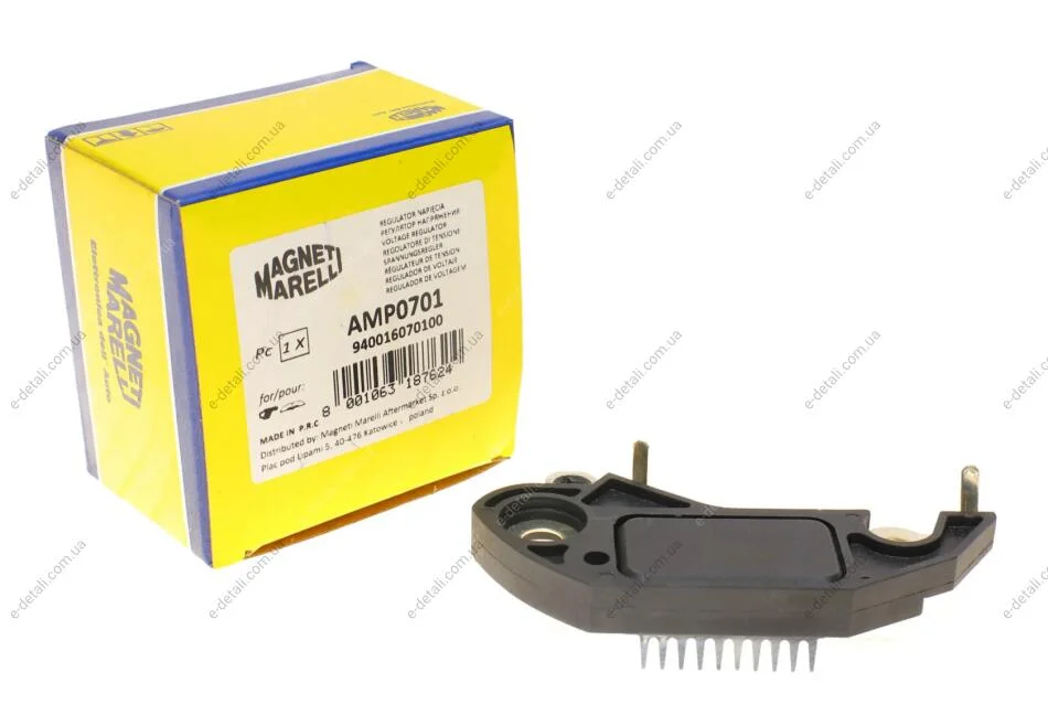 Реле генератора (14V) Opel Vectra A/Omega A/B/Astra F 88-03 MAGNETI MARELLI 940016070100 (фото 1)