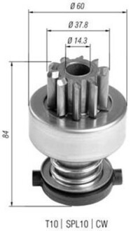 Бендикс MAN 4,6/6,9 88- MAGNETI MARELLI 940113020403