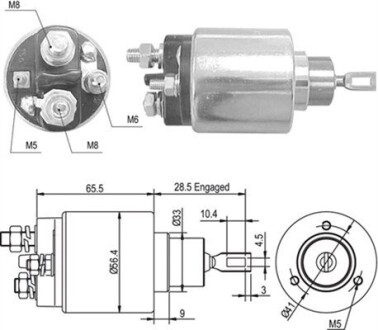 Соленоид стартера MAGNETI MARELLI 940113050363