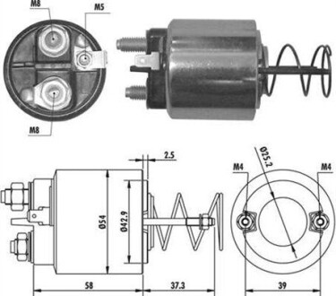 Соленоїд стартера MAGNETI MARELLI 940113050371