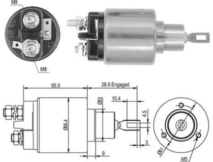 Втягувальне реле стартера VW OPEL SEAT SKODA [] MAGNETI MARELLI 940113050435