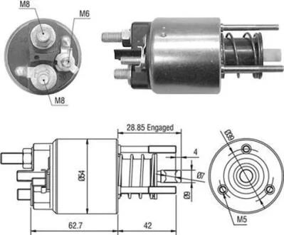Соленоид стартера MAGNETI MARELLI 940113050453