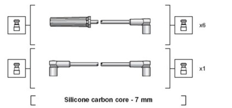 Комплект проводів запалення MAGNETI MARELLI 941318111136