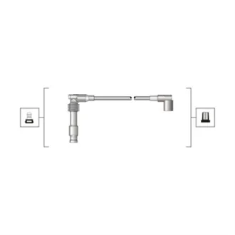 Комплект проводов зажигания (выр-во Magneti Marelli кор.. MSQ0046) MAGNETI MARELLI 941319170046
