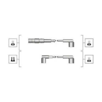 Комплект проводов зажигания (выр-во Magneti Marelli кор.. MSQ0048) MAGNETI MARELLI 941319170048