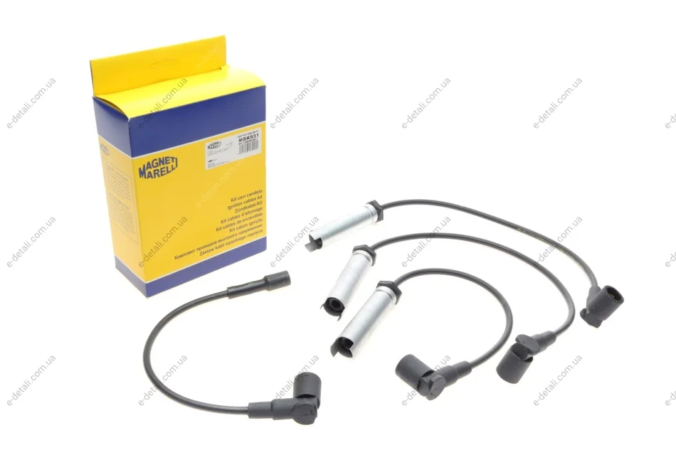 Проводи запалювання Daewoo Lanos/Kalos 1.4/1.5 97- (к-кт) (MSK931) MAGNETI MARELLI 941365080931 (фото 1)