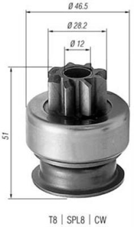 Бендикс HYUNDAI JEEP MITSUBISHI NISSAN/ DATSUNSUZUKI [940113020176] MAGNETI MARELLI AMB0176