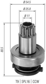 ,бендикс (z=9) VW 1,9D SEAT 1,9D FORD Galaxy 2,8i [940113020304] MAGNETI MARELLI AMB0304