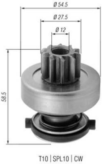 Бендикс (z=10) DB двигун.OM601-606 W124-210, Vito, Sprinter [940113020376] MAGNETI MARELLI AMB0376