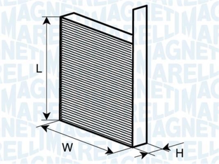 SUZUKI фільтр салону Splash 08-, OPEL Agila MAGNETI MARELLI BCF251