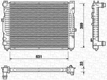 Радиатор охлаждения MAGNETI MARELLI BM712 (фото 1)