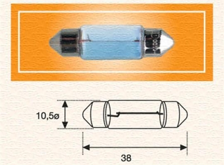 Лампа R2 MAGNETI MARELLI C10W24